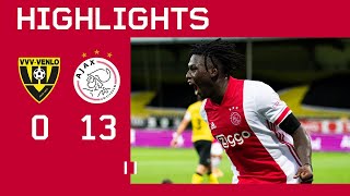 Highlights  VVVVenlo  Ajax  Eredivisie [upl. by Nayr]