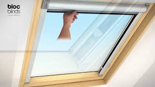 How to install  Solar Skylight Blind Velux® Roof Windows RoofLITE® Dakstra® and DAKEA® [upl. by Tikna176]