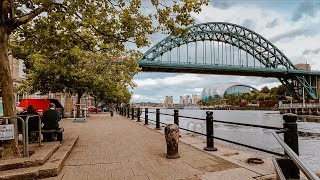 Quayside Newcastle Upon Tyne UK  4K Walking Tour 2020 [upl. by Norford]