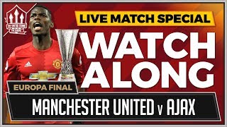 AJAX VS MANCHESTER UNITED with Mark Goldbridge Watchalong  EUROPA LEAGUE FINAL [upl. by Ennoirb]