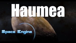 HAUMEA  the odd dwarf planet of our solar system  Space Engine [upl. by Ahseuqal]