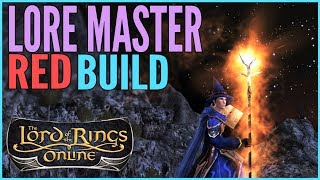 LOTRO Lore Master Guide Red Line Trait Build  LevelingDPS [upl. by Menides]