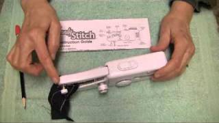 How to Use the Singer Handy Stitch Sewing Maching  Part 1 [upl. by Olaf390]