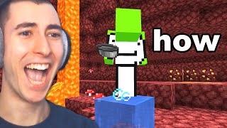 Reacting to Minecraft but Nothing Goes Wrong [upl. by Heer]