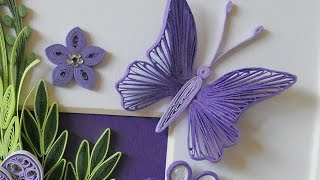 Butterfly Quilling Tutorial [upl. by Deeraf]