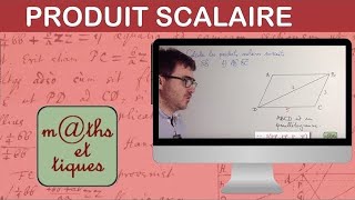 Calculer un produit scalaire  Première S [upl. by Siraval]