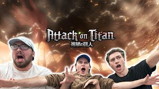 ABOUT DAMN TIME  Attack on Titan 1x13 REACTION [upl. by Ymma]