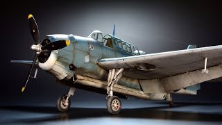 Grumman TBF Avenger  Hobby 2000 172  Aircraft Model [upl. by Eener]