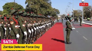 President LUNGU officiates at the 45th Zambia Defence Force Day  13062021 [upl. by Ecinahs232]