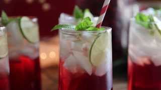 How to Make Cranberry Punch  Drink Recipes  Allrecipescom [upl. by Ogdan]