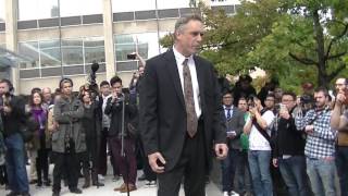 Jordan Petersons First Protest At The University of Toronto [upl. by Naes96]