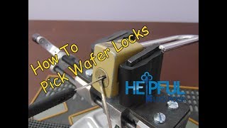 107 How To Pick A Wafer Lock [upl. by Miran]