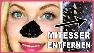 Mitesser entfernen  Hausmittel DIY Anti Blackhead Peel Off Maske [upl. by Sucramel]