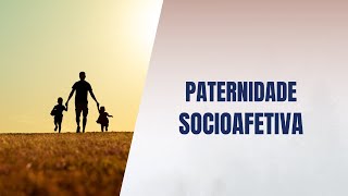 Paternidade socioafetiva [upl. by Calderon351]