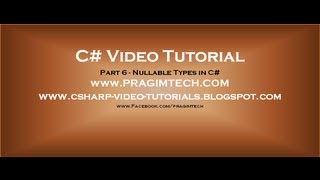 Part 6  C Tutorial  Nullable Typesavi [upl. by Einnaj154]
