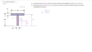 51  Crosssectional Properties  Centroid Part I [upl. by Uahsoj]