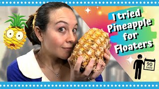 DOES PINEAPPLE REDUCE EYE FLOATERS  90 day update Does bromelain actually help with floaters [upl. by Bart]