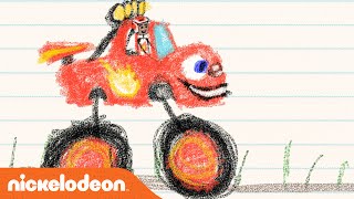 Blaze  Blaze and the Crayon Adventure  Nick Jr [upl. by Kelda894]