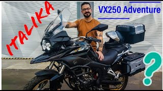 ITALIKA VX250 Adventure ¡CON AIRES DE GRANDEZA [upl. by Haroved]