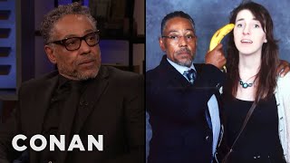 Giancarlo Esposito Fans Want To Interact With Gus Fring  CONAN on TBS [upl. by Tnerb]