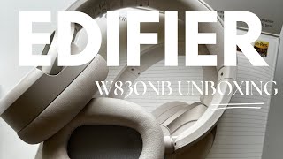 Edifier W830NB Headphones Unboxing  Second Generation Upgrade [upl. by Eirotal]