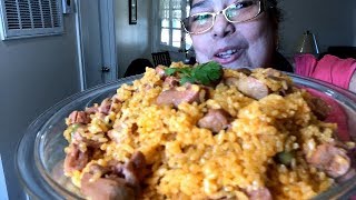 ARROZ CON SALCHICHAS BORICUA 🇵🇷 [upl. by Funk112]