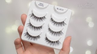 Ardell Demi Wispies Lashes Review amp Demo  CORRIE V [upl. by Votaw]