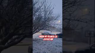 Snow falls hit Atlanta Georgia 738 am atl snowstorm atlanta viralvideo [upl. by Leugimsiul]