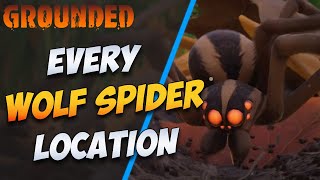 Every Wolf Spider Location  Grounded [upl. by Zephan474]