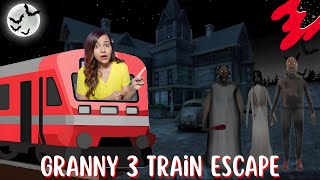 Train ESCAPE from GRANNYS HORROR HOUSE MAAR DAALA [upl. by Henghold227]