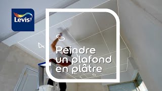 Comment peindre un plafond en plâtre [upl. by Ertemed]