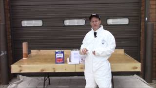 How to Fiberglass a Deck [upl. by Eeryt]