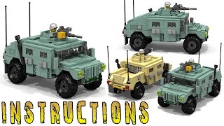 How To Build Lego HUMVEE [upl. by Flessel]