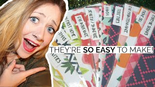 DIY CASH ENVELOPES  Laminated Wallet Safe Dave Ramsey  Laci Jane [upl. by Cul]