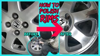 DIY Car Mods How To Polish Aluminum Rims LIKE A PRO😎👍💎✨  Ft SiSIR Rims [upl. by Michell536]