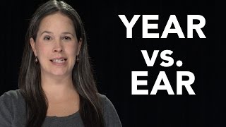 YEAR vs EAR  American English Pronunciation EAR vs HEAR [upl. by Geerts]