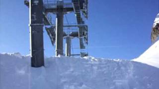 world scariest chair lift Val dIsere France [upl. by Ailaro547]