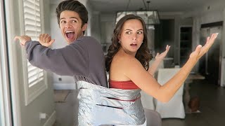 DUCT TAPED TO BRENT RIVERA FOR A DAY [upl. by Lebasiram]