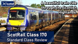 Riding the Scottish Highland Mainline  ScotRail Class 170 Review [upl. by Atikahs561]