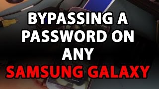 Bypass security passcode password or pattern unlock on any Samsung Galaxy Phone  Without rooting [upl. by Burget683]