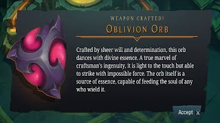 Ahris Legendary Weapon Oblivion Orb  Ruined King [upl. by Anrim563]