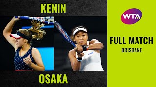 Sofia Kenin vs Naomi Osaka  Full Match  2020 Brisbane Round of 16 [upl. by Silber]