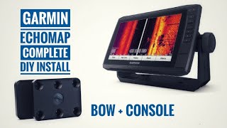 DIY Garmin Echomap UHD 93SV Install Trolling Motor amp Transom [upl. by Gleeson]