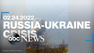 RussiaUkraine Crisis February 24 2022 [upl. by Atwater]