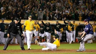 Every Oakland Athletics Walkoff From 20082018 [upl. by Tibold477]