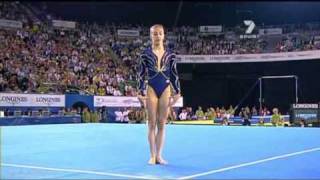 gym Emilie Le Pennec Sol World Artistic Gymnastics Champions [upl. by Ilowell994]