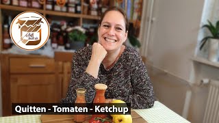 QuittenKetchup herzhaftpikant und lecker Leicht gemacht und lange haltbar [upl. by Kcajyllib]