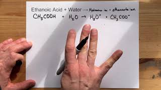 Ethanoic Acid  Water [upl. by Lund]