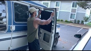 STEALTH Blackout Window Covers for Van Dwellers  Easy DIY [upl. by Bobette229]