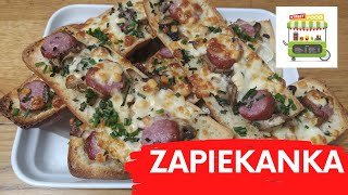 recette polonaise zapiekanka street food pologne [upl. by Nosnibor]